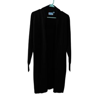Survival Long Black Cardigan. Size Medium, excellent condition, super soft